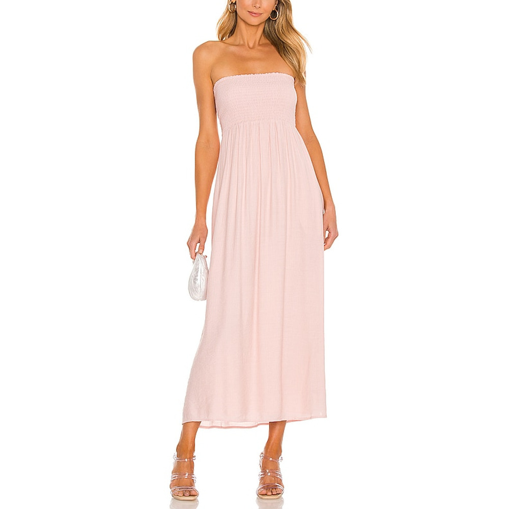Lovers And Friends 'Fielle' Pink Midi Dress Size S